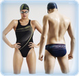 Schwimmbekleidung sportlich Badhose Badeanzug Zweiteiler Aquashort