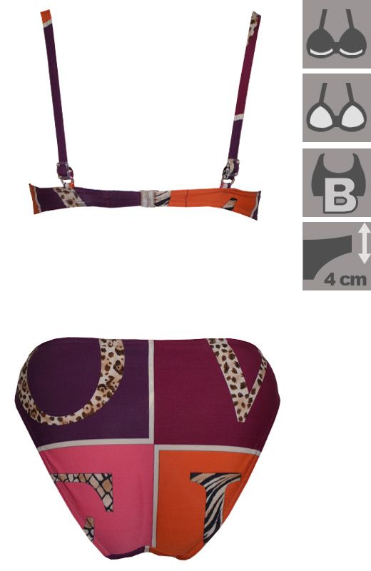 Rasurel Reifen Bikini Mit Cups B