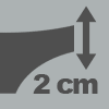 2 cm