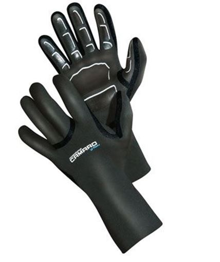 Gants de pêche 500 thermo néoprène 1mm noirs avec 3 doigts