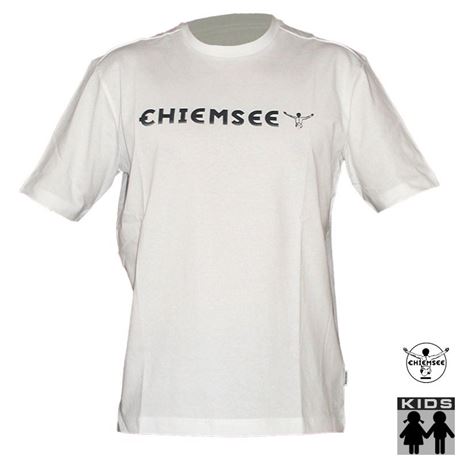 Logo Chiemsee weiß T-Shirt Kinder