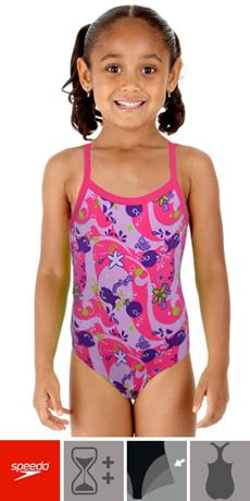 Moeras oppervlakkig Hobart Speedo swimsuit baby / girls