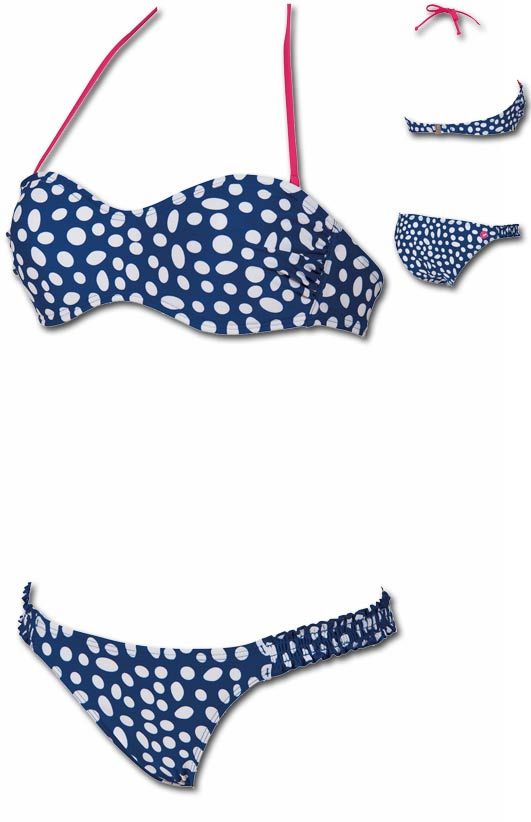 Cups B Bandeaux Bikini With Soft Pads