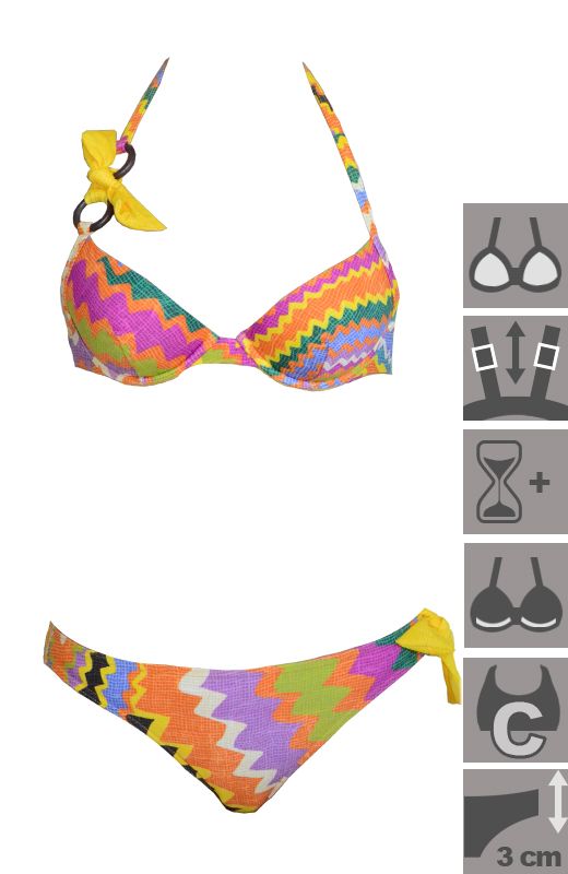 Rasurel Push-Up Bikini B Cups