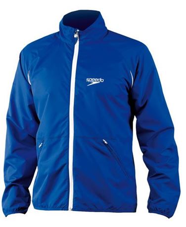 High class tracksuit jacket from Speedo microfibre royal By Speedo