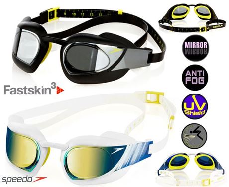 Speedo Adult Speedo Fastskin3 Super Elite mirror Competition Goggle By Speedo