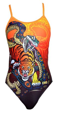 Girls tiger swimsuit on sale