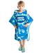 ZRHB Baby Poncho Towel Blue